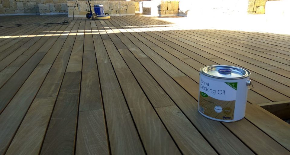 Tarima exterior terraza