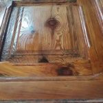 Puerta de madera restauracion