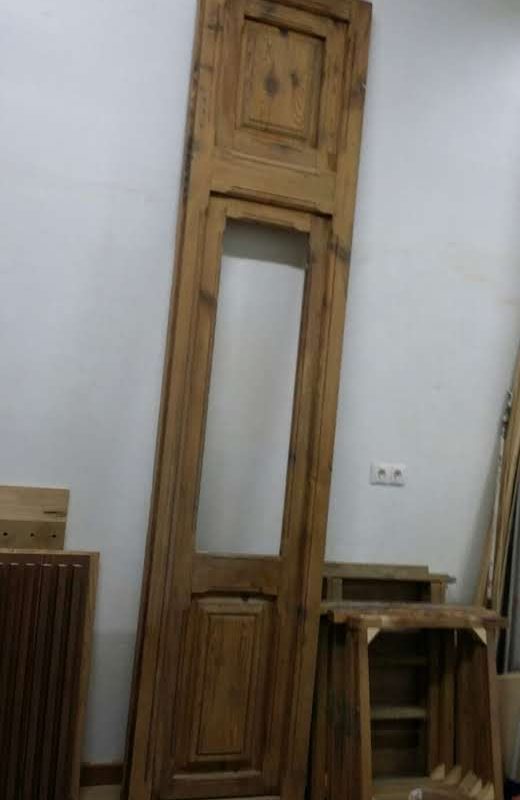 Restauración de puerta madera